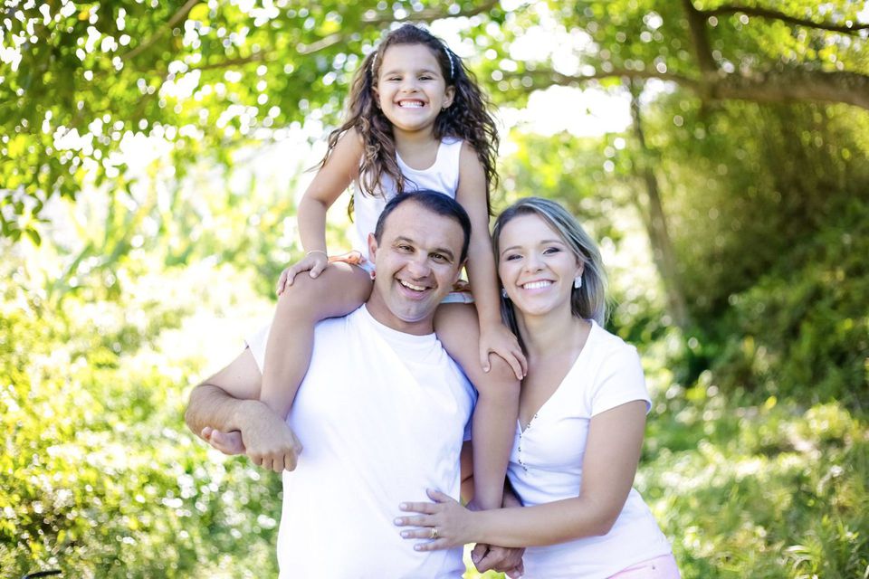Camila, Willian e Maria Eduarda